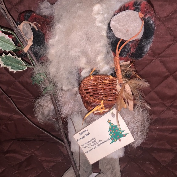 Nancy Beck 1998 Vintage Collectible “S.W. Claus” Doll; signed by Nancy Beck - Picture 5 of 8